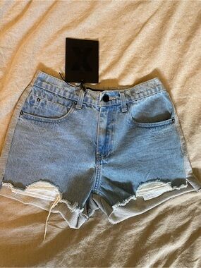 ALEXANDER WANG BITE shorts denim and jersey NWT